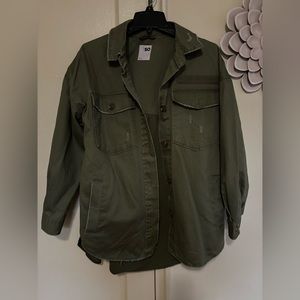 NWT Oversized Olive Shacket